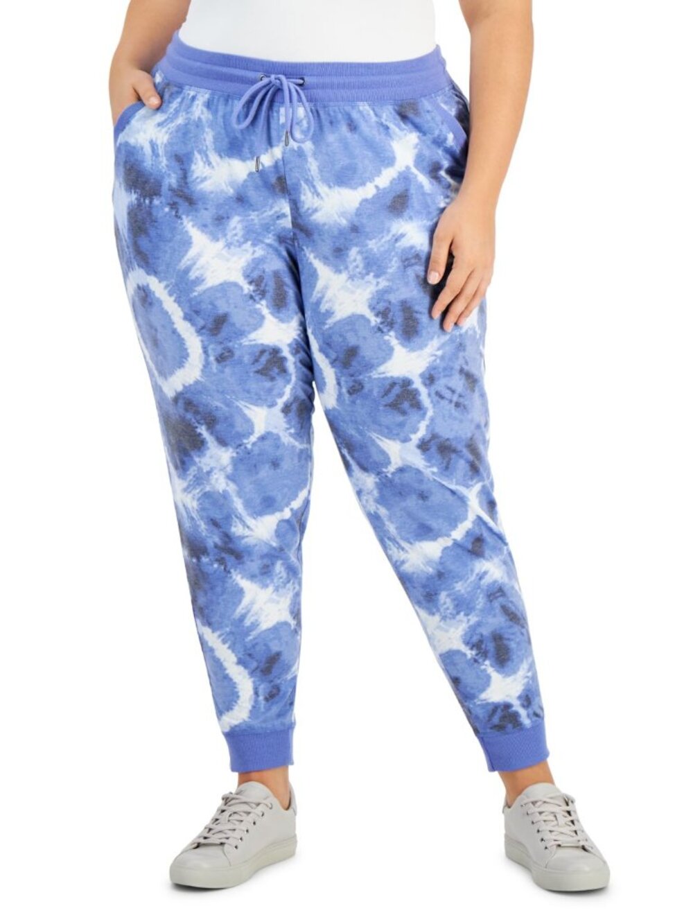 Ideology Womens Activewear Tie-Dyed Jogger Pants